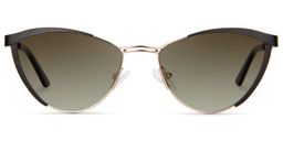 Sydney Cat Eye Black Sunglasses0