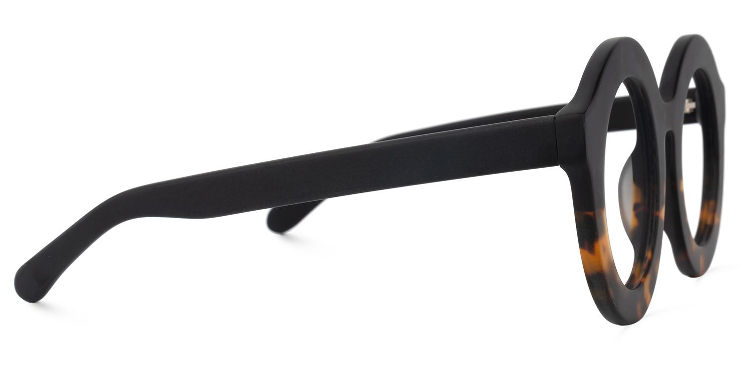 Vilmary Round Tortoise Glasses | Zeelool Glasses2