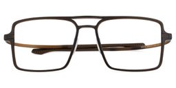 Dorthe Aviator Brown Glasses0
