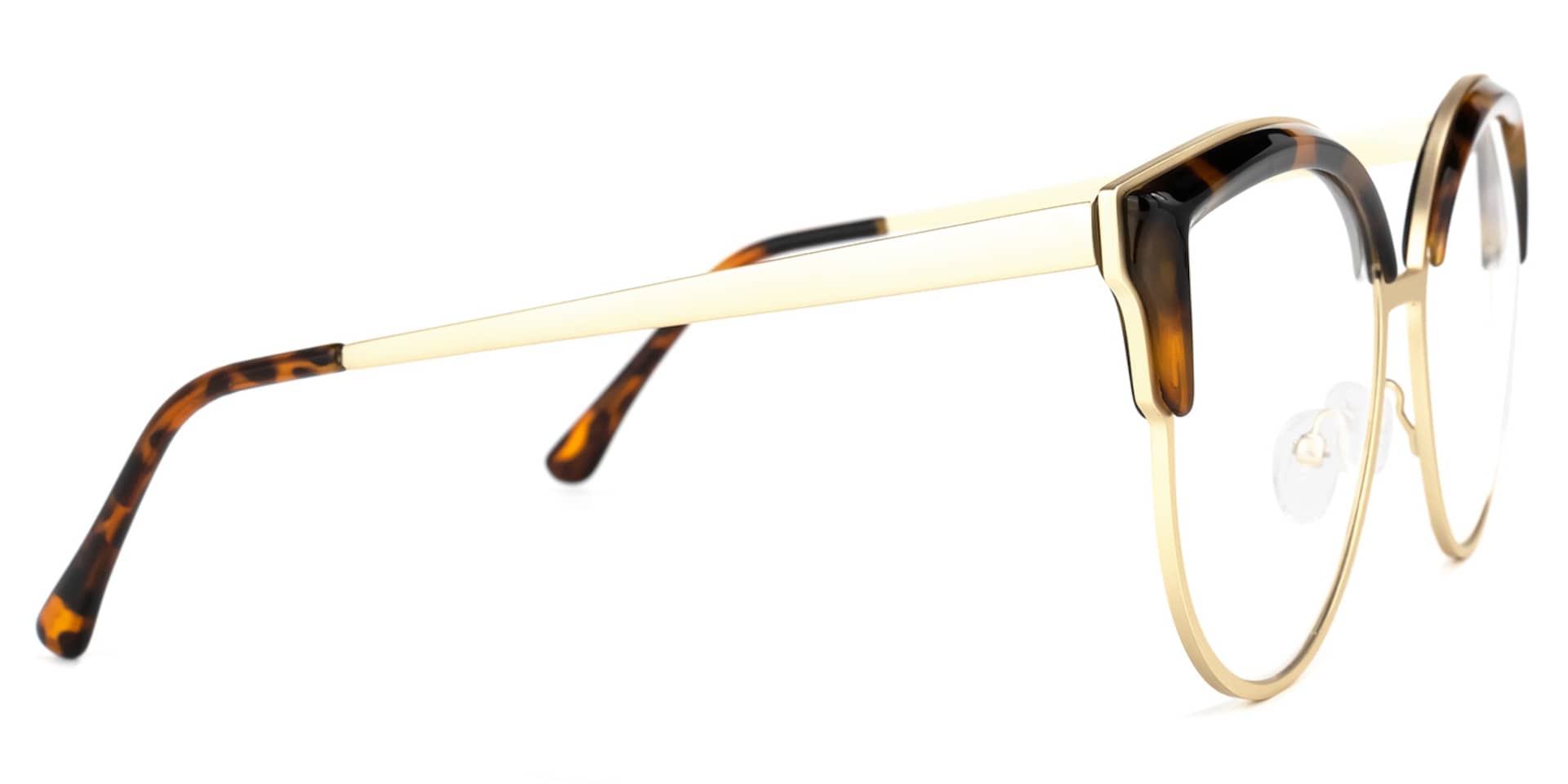 Laureano Browline Tortoise Glasses | Zeelool Glasses2
