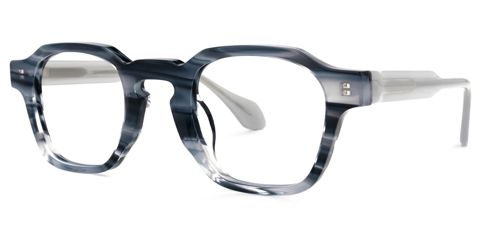 Faedo Square Blue Glasses | Zeelool Glasses1