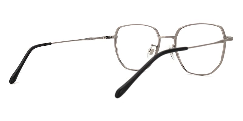 Owens Geometric Black-Silver Glasses | Zeelool Glasses3