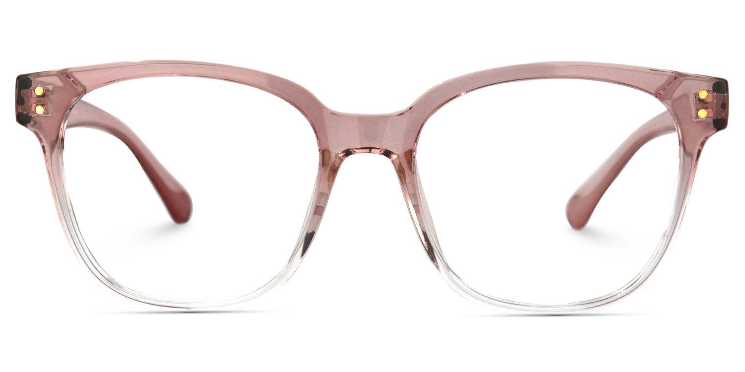 Aenid Square Pink Glasses | Zeelool Glasses0