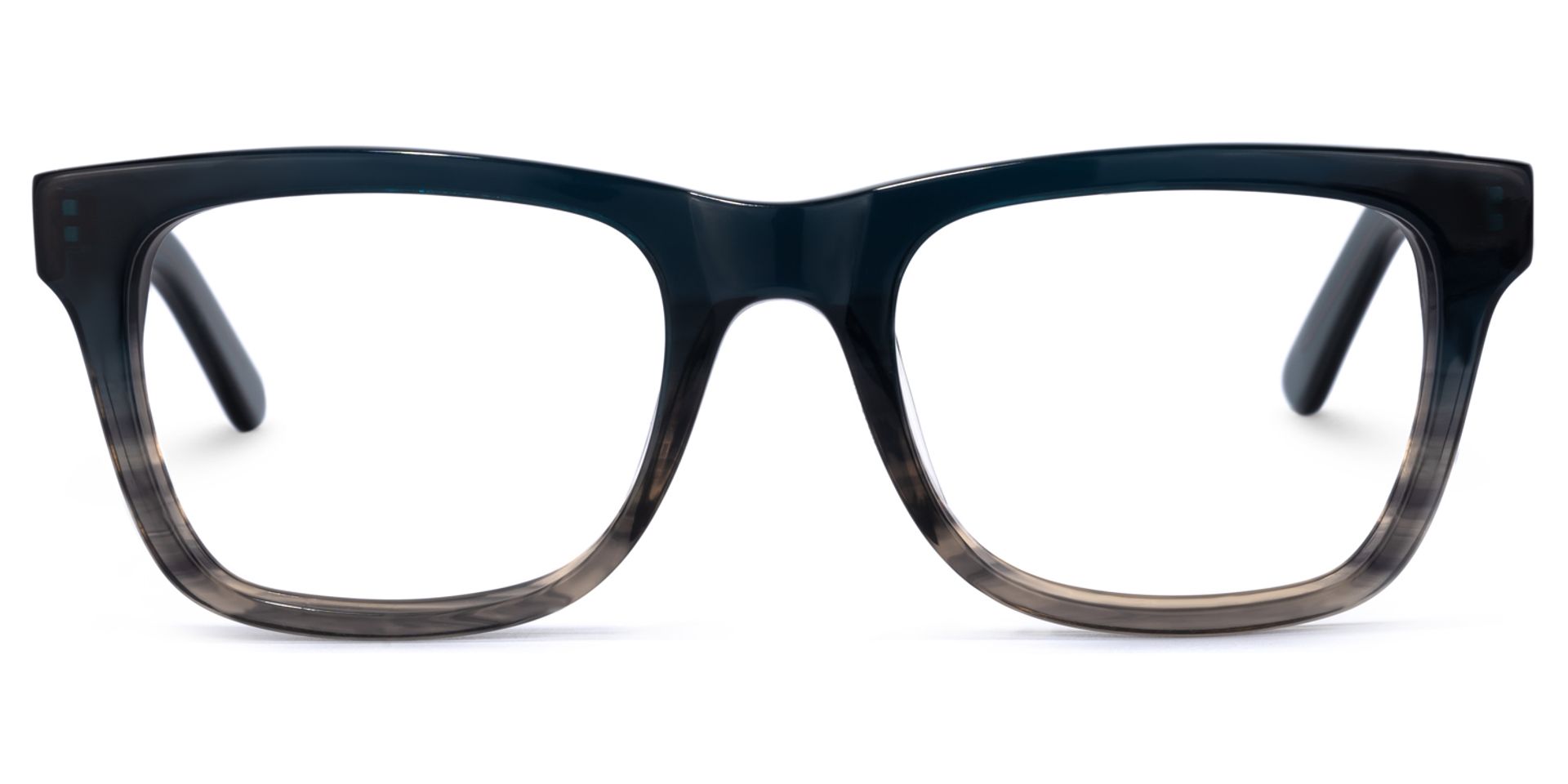 Jackson Rectangle Dark-Blue Glasses | Zeelool Glasses0