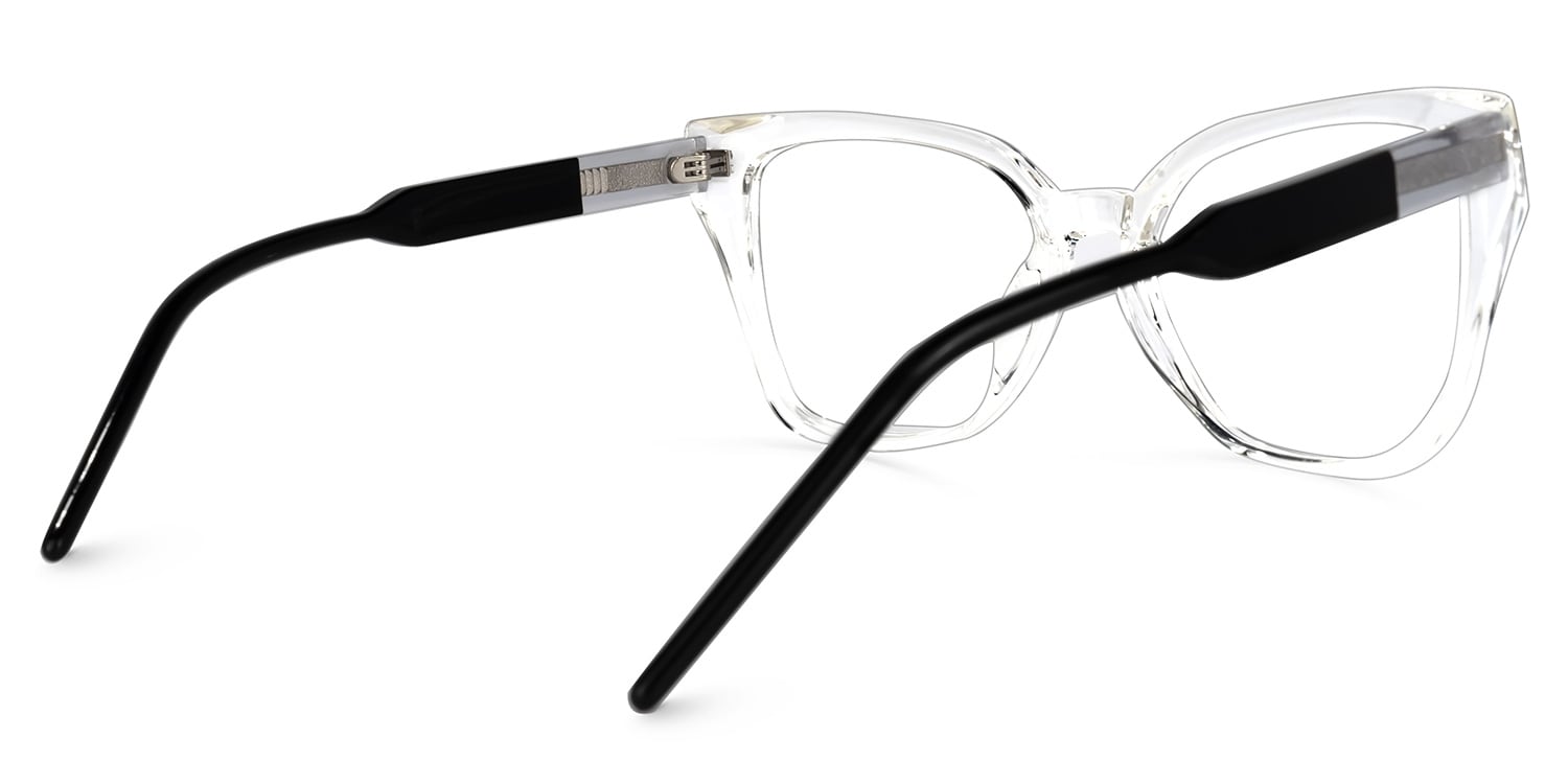 Yushica Square Crystal Glasses | Zeelool Glasses