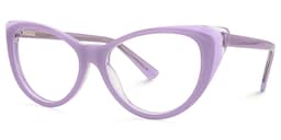 Vicky Cateye Purple Glasses1