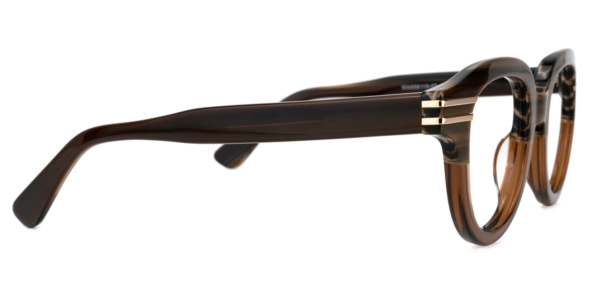 Merkley Round Brown Glasses | Zeelool Glasses2