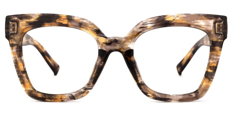 Malcolm Square Brown Glasses