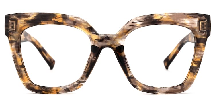 Malcolm Square Brown Glasses
