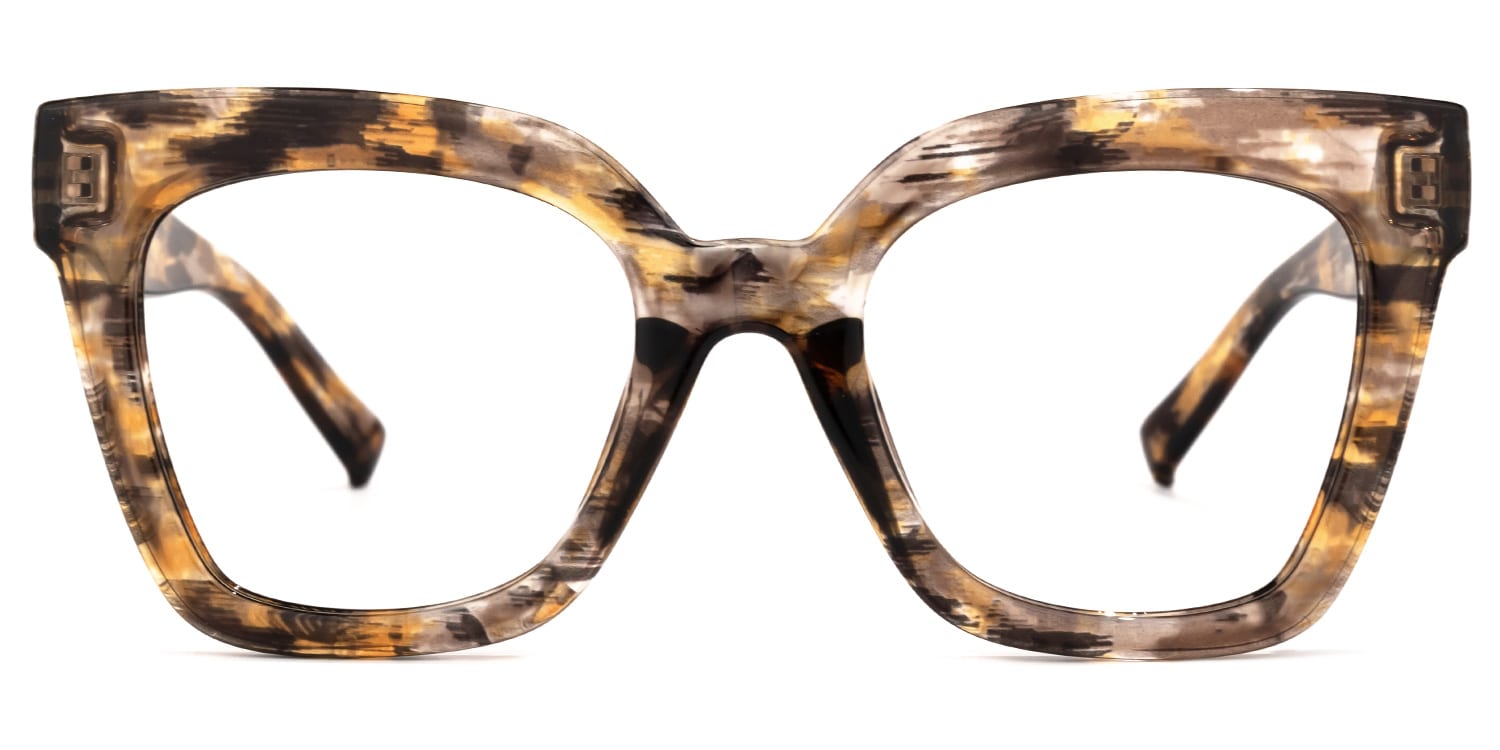 Malcolm Square Brown Glasses
