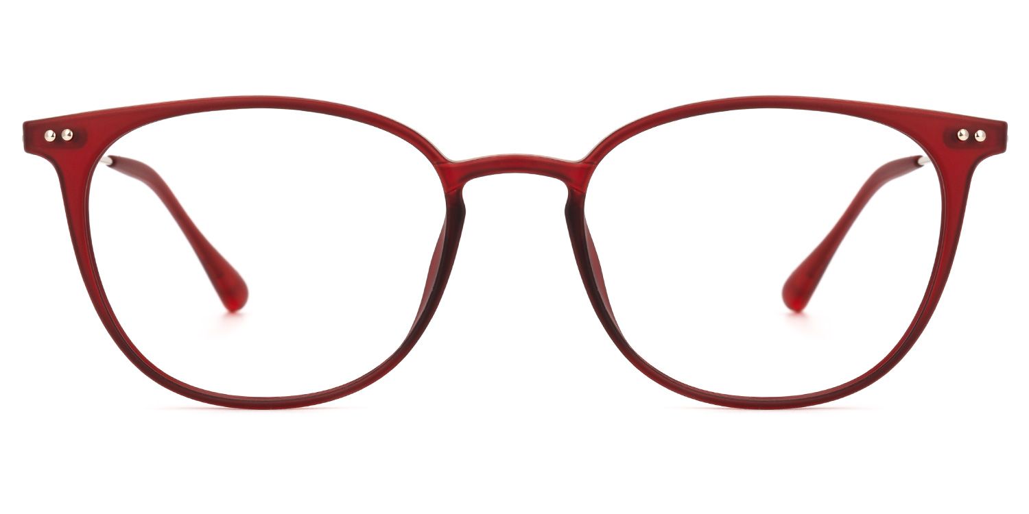 Vilanova Round Red Glasses | Zeelool Glasses0