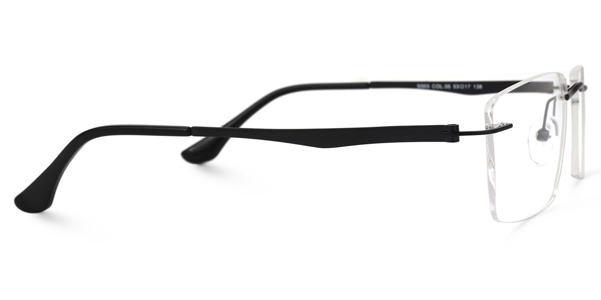 Hairston Square Black Glasses | Zeelool Glasses2