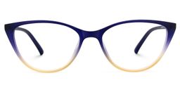 Lucy Cateye Blue Glasses 0