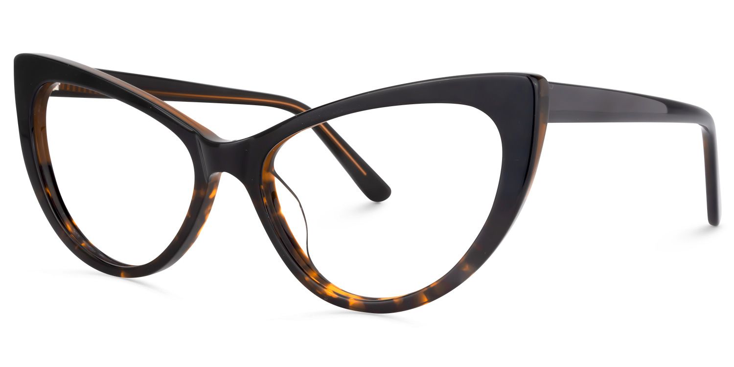 Ginna Cat Eye Tortoise Glasses  | Zeelool Glasses2