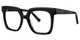 Dexter Black Square Glasses1