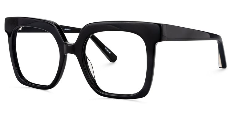 Dexter Black Square Glasses