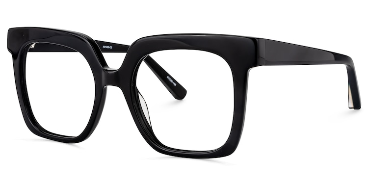 Dexter Square Black Glasses