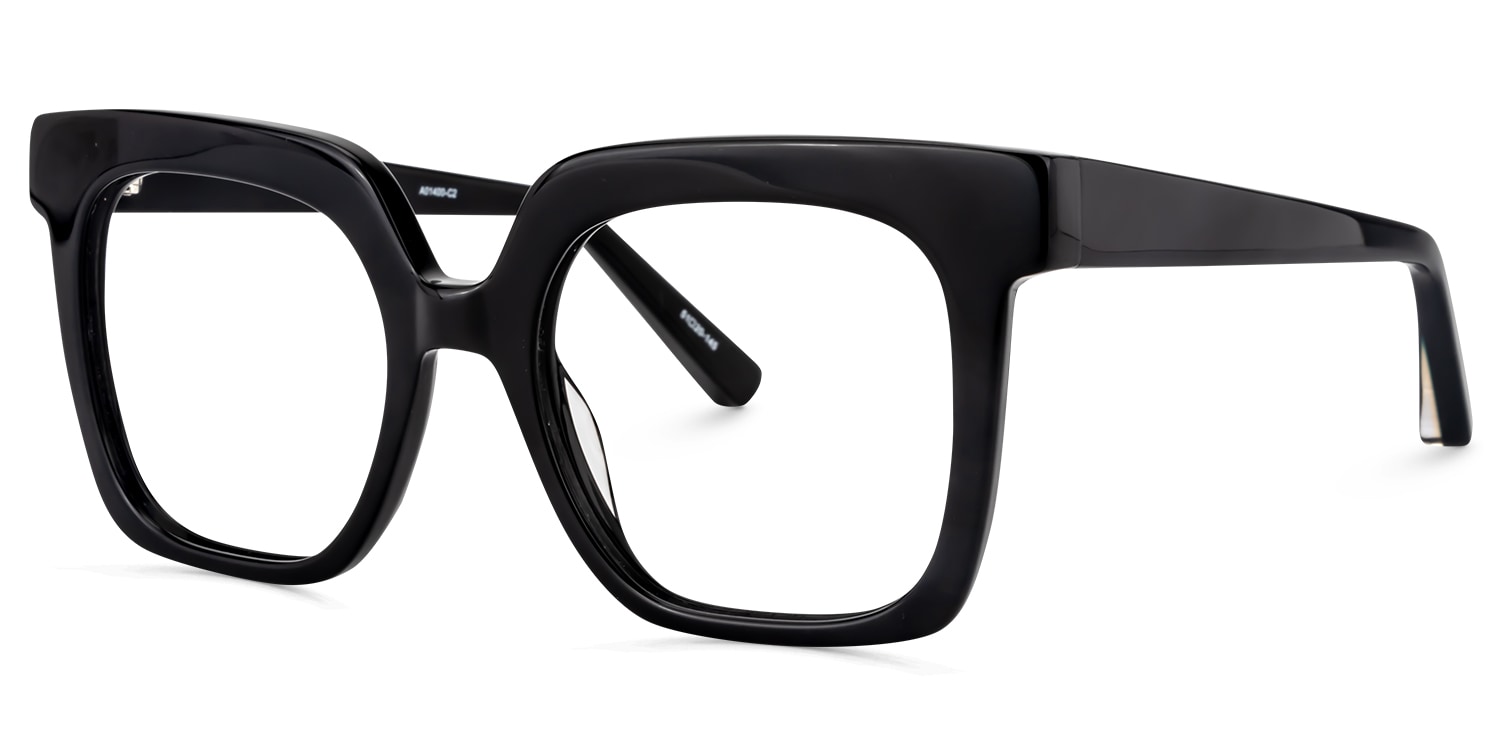 Dexter Square Black Eyeglasses and Glasses Frames1