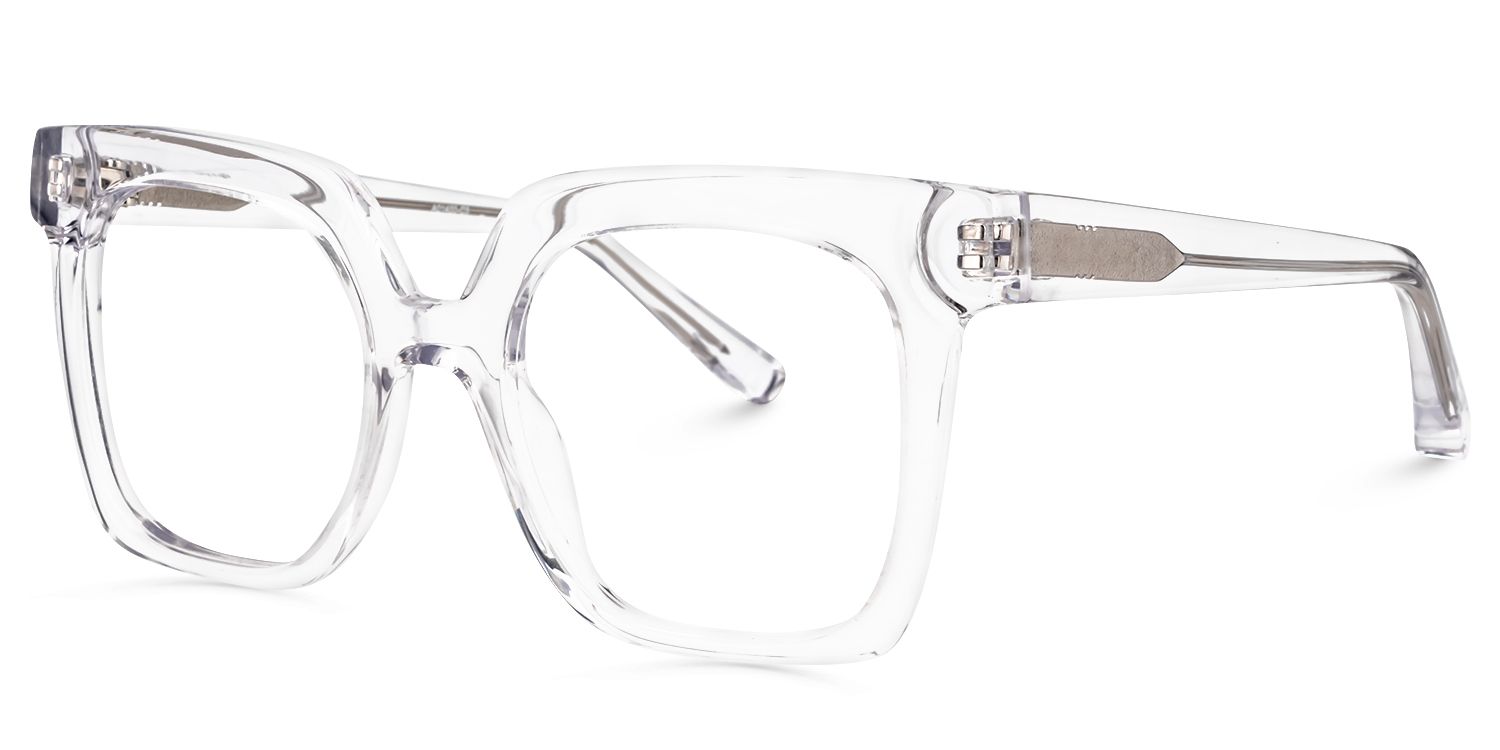 Dexter Square Clear Eyeglasses and Acetate Frames2
