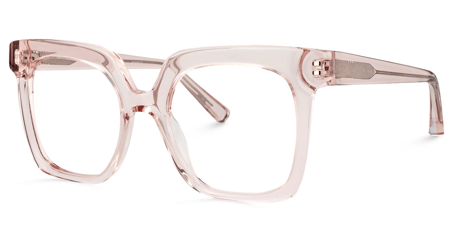 Dexter Square Beige Glasses | Zeelool Glasses2