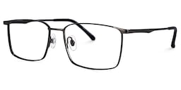 Tyrone Rectangle Tarnish Glasses1