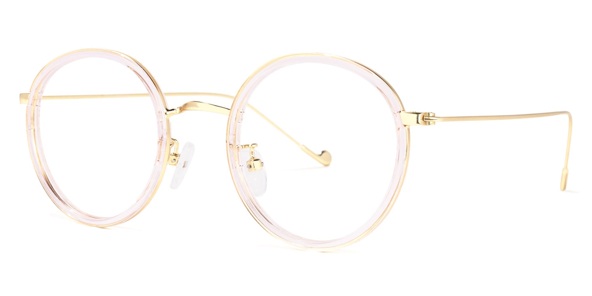 Ruffin Round Crystal Glasses | Zeelool Glasses1