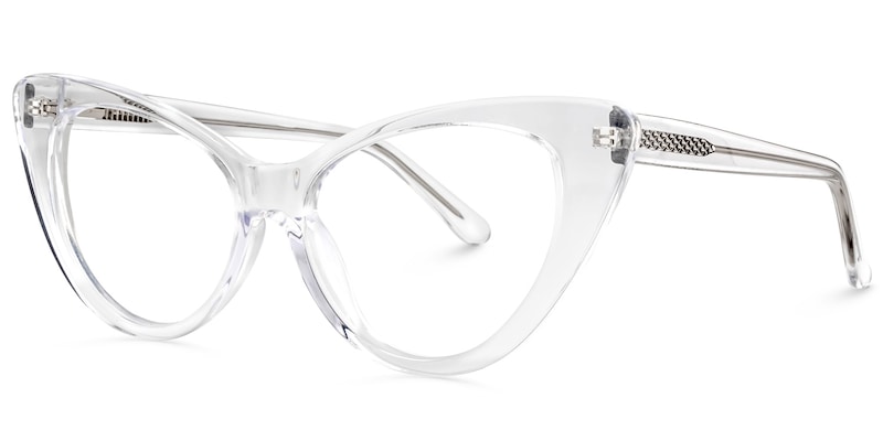 Alastair Cat Eye Crystal Glasses | Zeelool Glasses2