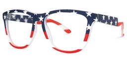 Theo Square USA Flag Glasses1