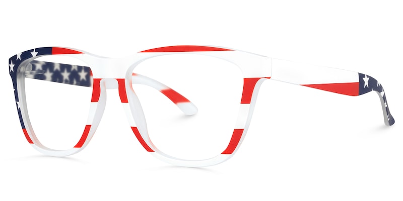 Dyer Square USA Flag Glasses | Zeelool Glasses1