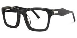 Riley Black Rectangle Glasses1