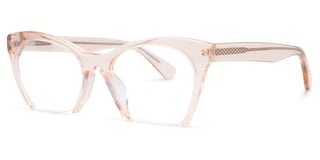 Christine Cat Eye Orange Glasses2