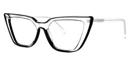 Yosef Cateye Black Glasses1
