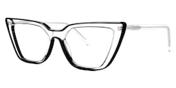 Yosef Cateye Black Glasses1