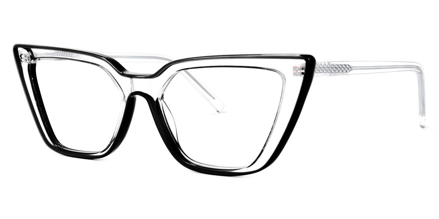 Yosef Cateye Black Glasses | Zeelool Glasses1