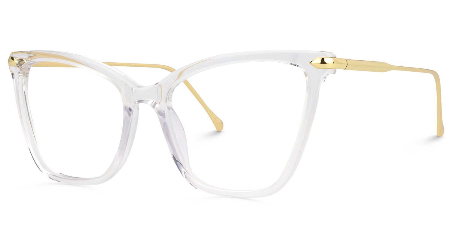 Hilary Butterfly Clear Glasses | Zeelool Glasses1