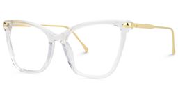 Hilary Butterfly Clear Glasses1