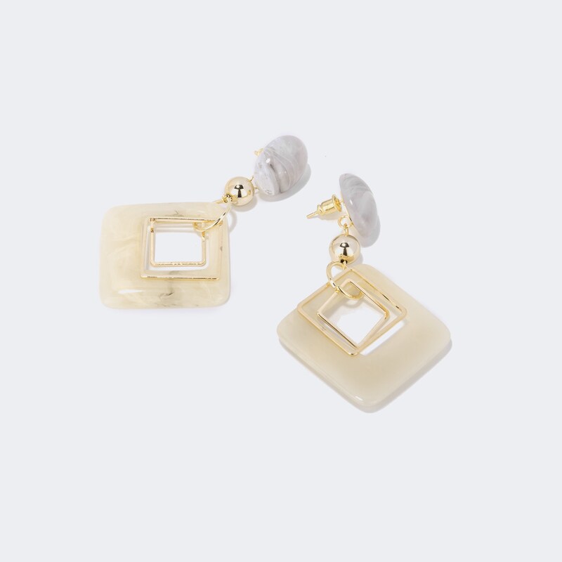 Stylish Polished Acetate Earrings | Zeelool Glasses0