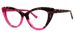 Maxine Cateye Red Glasses1