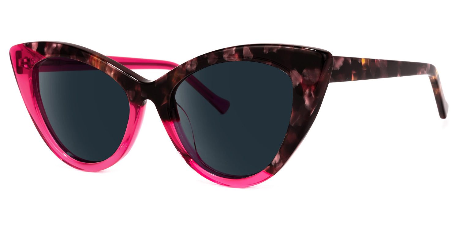 Maxine Cateye Red Sunglasses | Zeelool Glasses1