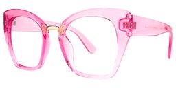 Denis Cat Eye Pink Glasses1