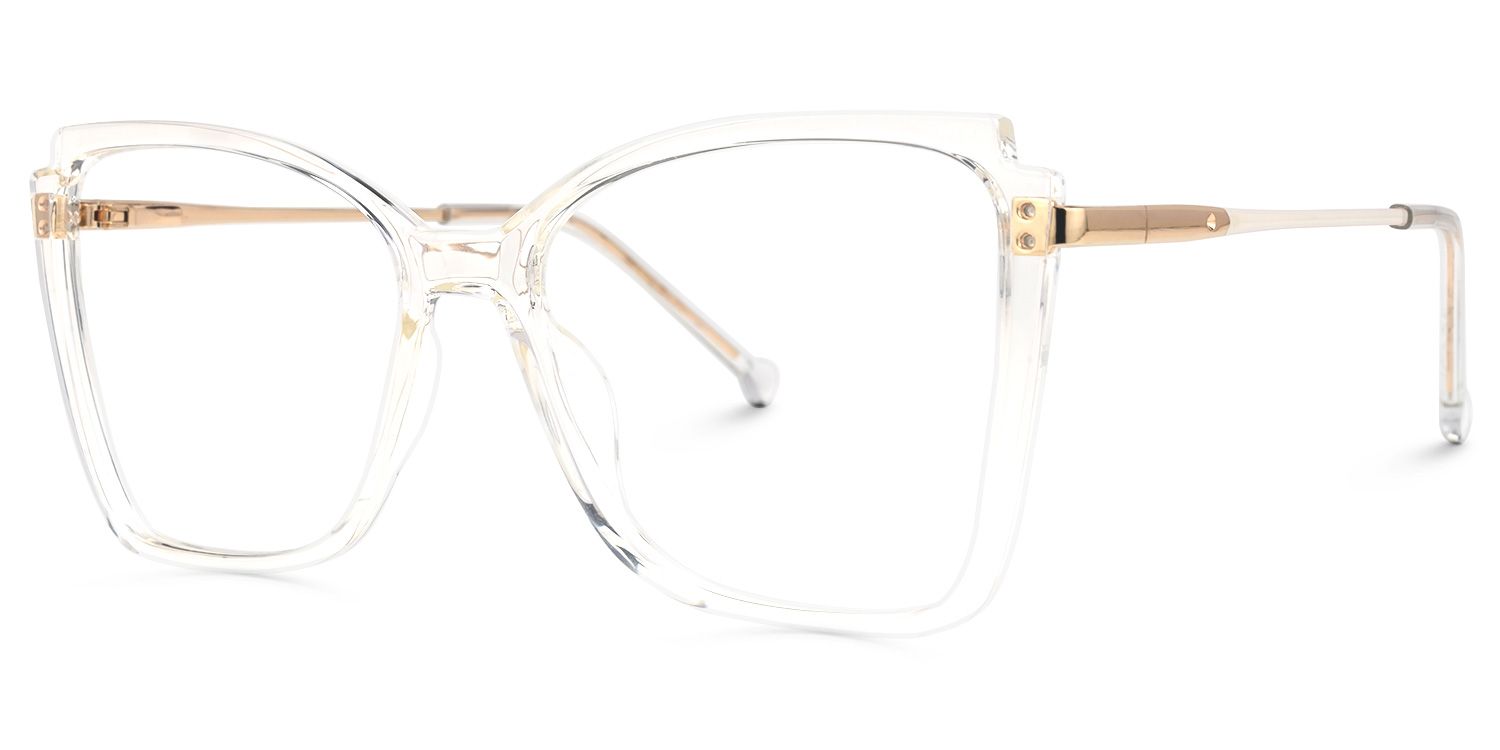 Blount Square Clear Glasses | Zeelool Glasses1