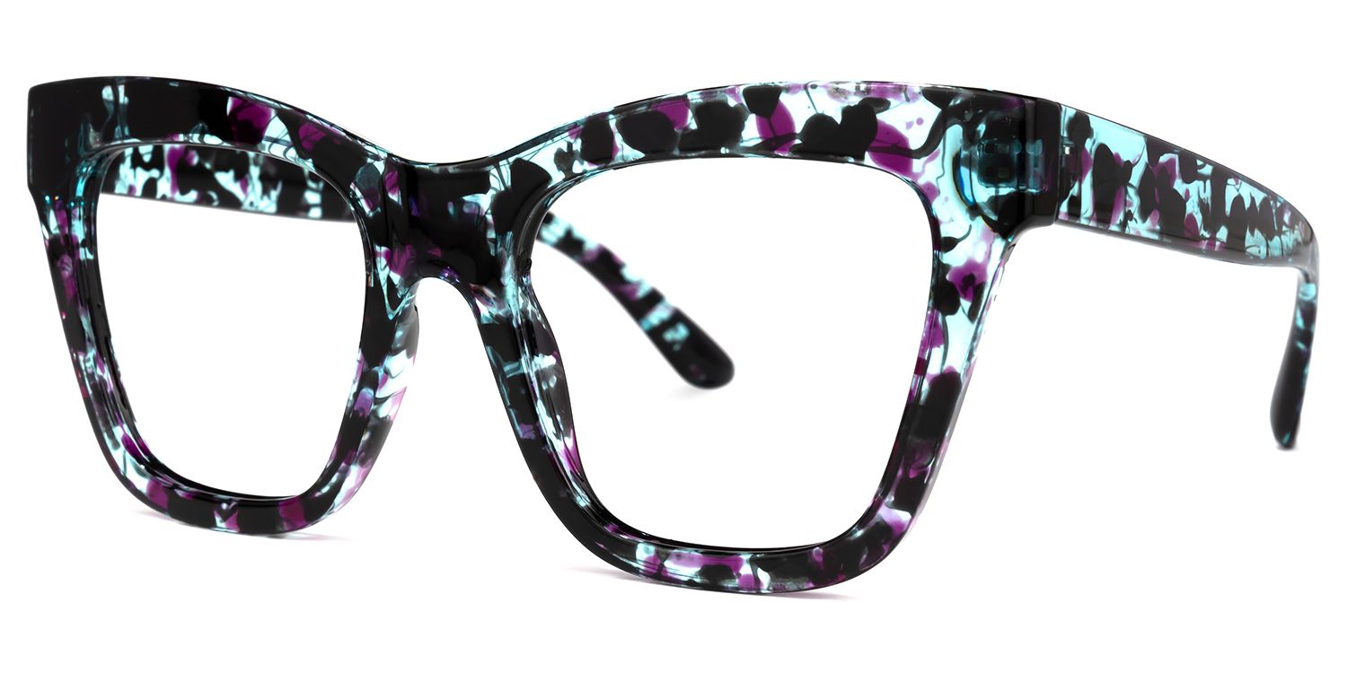 Ausmus Cateye Floral Glasses | Zeelool Glasses1