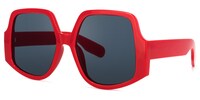 Melissa Geometric Red Sunglasses1