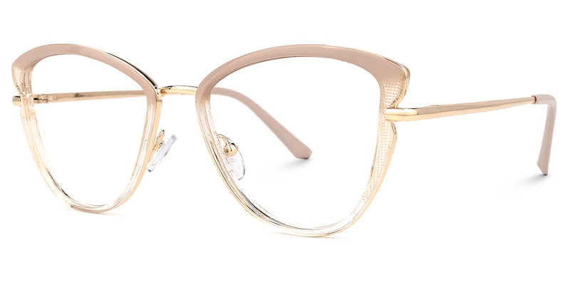 Dunlop Cateye Pink Glasses | Zeelool Glasses1