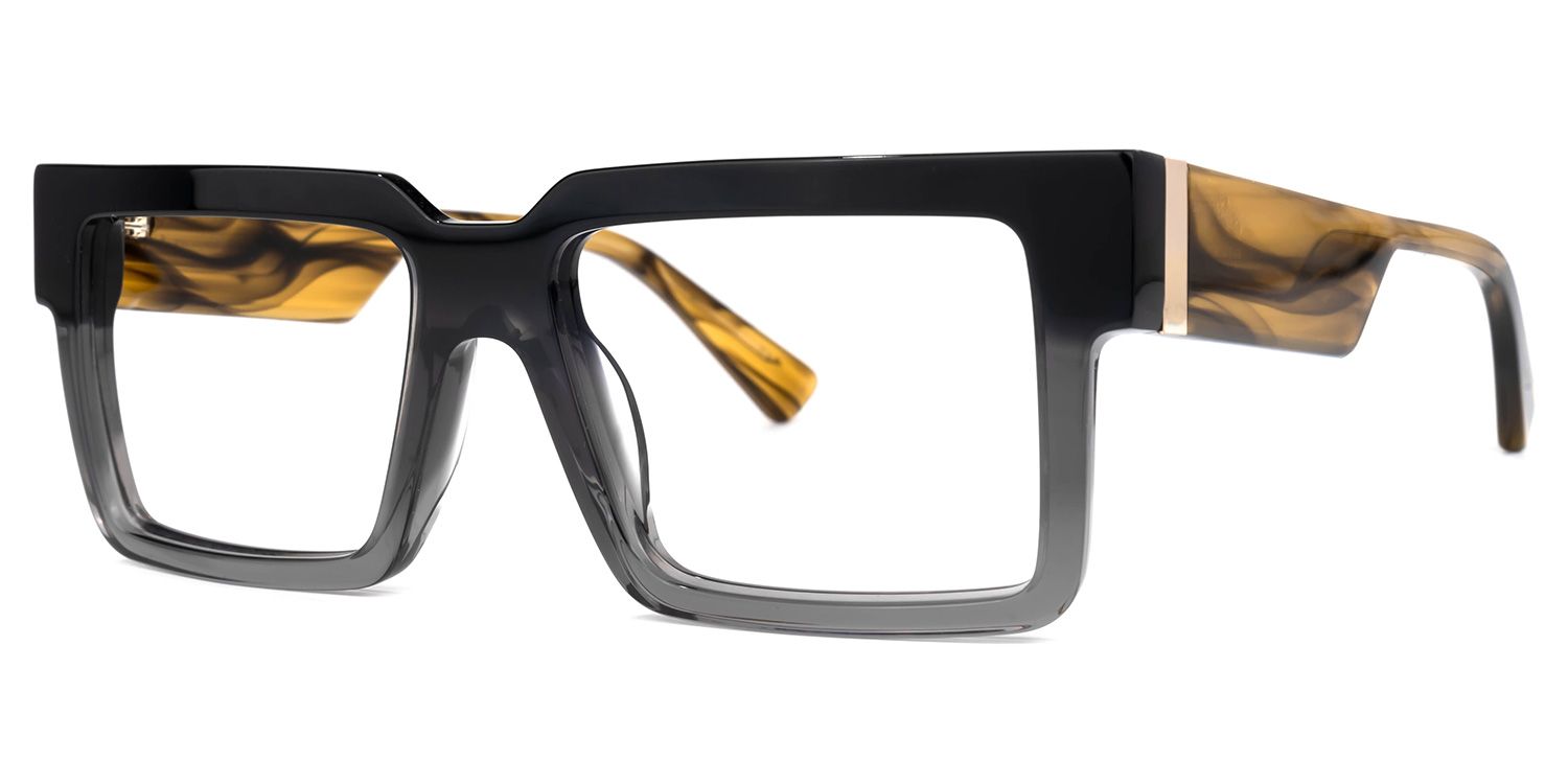 Palacious Square Two-Tone Glasses | Zeelool Glasses1