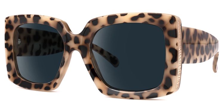 Yael Square Light-Tortoise Sunglasses