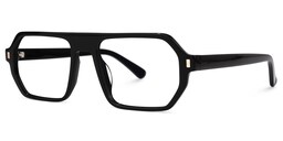 Fatou Geometric Black Glasses1