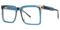 Kaylaa Square Blue Glasses1