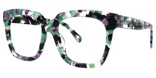Xion Square Sea-Green Glasses1