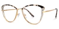 Dunlop Cateye Tortoise Glasses1